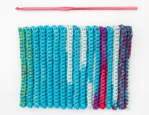como tejer a crochet punto elastico