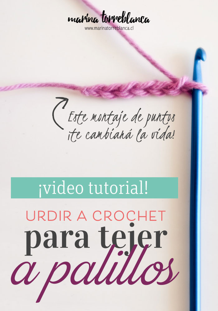 Esta técnica es perfecta para mantener un ancho específico de tu tejido, ahorrándote hacer la muestra de 10 x 10 centímetros ya que el margen de error ¡es mínimo!. Aquí te enseño paso a paso y en video de cómo urdir a crochet para tejer a palillos.