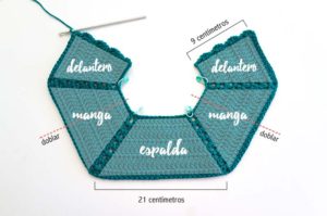 Guia de como tejer un sueter raglán a crochet paso a paso - Blog de marinatorreblanca.cl