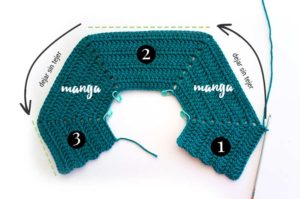 Guia de como tejer un sueter raglán a crochet paso a paso - Blog de marinatorreblanca.cl