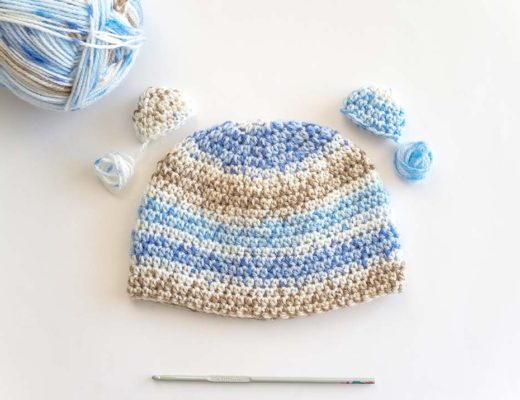 Como tejer el gorro perfecto a crochet sin fallar en tamaño