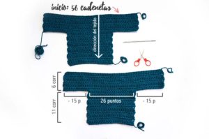 Patron gratuito de tejido, sueter para bebe muy facil a crochet - Blog de marinatorreblanca.cl