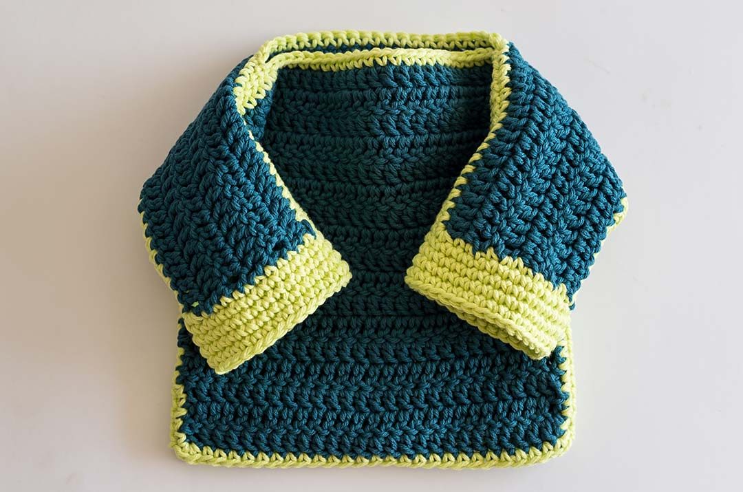 Patron gratuito de tejido, sueter para bebe muy facil a crochet - Blog de marinatorreblanca.cl